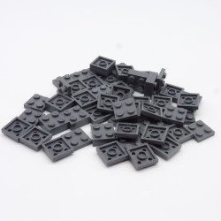 Lego 34725 Plate 2X2 3022 Dark Bluish Gray Gris Foncé Lot de 60