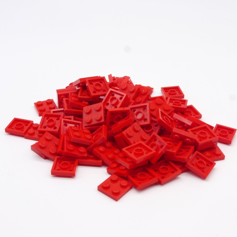 Lego 34735 Plate 2X2 3022 Red Rouge Lot de 100