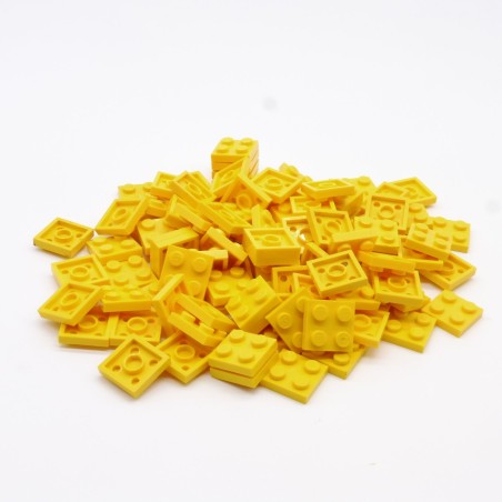Lego 34736 Plate 2X2 3022 Yellow Jaune Lot de 100