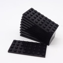 Lego 34742 Plate 4X8 3035 Black Noir Lot de 10