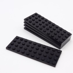 Lego 34744 Plate 4X10 3030 Black Noir Lot de 5