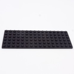 Lego 34748 Plate 6X16 3027 Black Noir Lot de 1