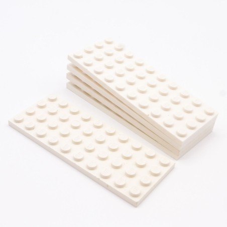 Lego 34758 Plate 4X10 3030 White Blanc Lot de 5