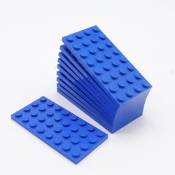 Lego 34764 Plate 4X8 3035 Blue Bleu Lot de 10