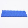 Lego 34766 Plate 6X16 3027 Blue Bleu Lot de 1