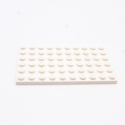 Lego 34767 Plate 6X10 3033 White Blanc Lot de 1