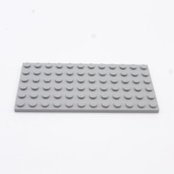 Lego 34768 Plate 6X12 3028 Light Bluish Gray Gris Clair Lot de 1