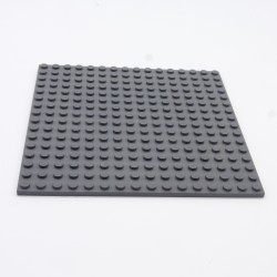 Lego 34781 Plate 16X16 61405 Dark Bluish Gray Gris Foncé Lot de 1