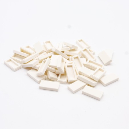 Lego 34794 Tile 1X2 3069 White Blanc Lot de 50