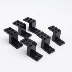 Lego 34832 Bracket 5X2X2 1/3 6087 Black Noir Lot de 6