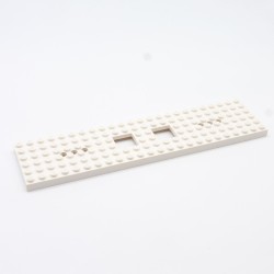 Lego 34840 Train Base 6X24 92340 White Blanc Lot de 1 un peu usée