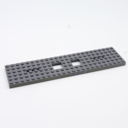 Lego 34842 Train Base 6X24 92088 Dark Bluish Gray Gris Foncé Lot de 1 Jaunissement