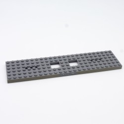 Lego 34843 Train Base 6X24 92088 Dark Bluish Gray Gris Foncé Lot de 1 Jaunissement