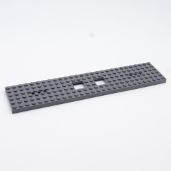 Lego 34846 Train Base 6X28 92339 Dark Bluish Gray Gris Foncé Lot de 1