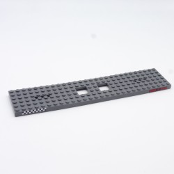 Lego 34847 Train Base 6X28 92339 Dark Bluish Gray Gris Foncé Lot de 1 cassée