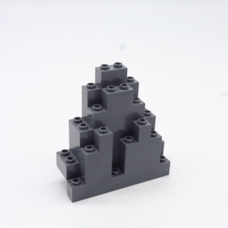 Lego 34852 Rock Rocher LURP 3X8X7 6083 Dark Bluish Gray Gris Foncé Lot de 1