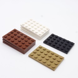 Lego 34869 Plate 4X6 3032 Lot de 8