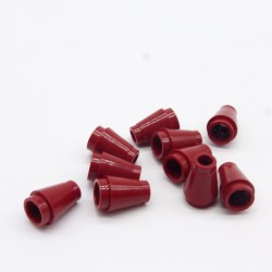 Lego 34914 Cone 1X1 4589b Dark Red Rouge Foncé Lot de 10