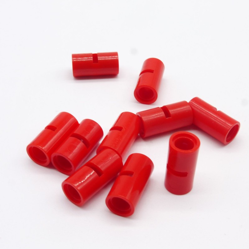 Lego 34916 Technic Pin Connector 2L 62462 Red Rouge Lot de 10