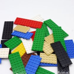 Lego Plate 3035 3032 3029 3030 Lot de 30 un peu abimées