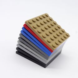 Lego Plate 6X6 3958 Lot de 10