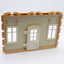 Playmobil Grand Mur Extérieur Façade avec Papiers Peints Verts Maison 5300