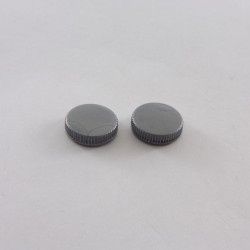 Playmobil 27717 Playmobil Lot of 2 Lids Gray 3224 3459 3981 7682