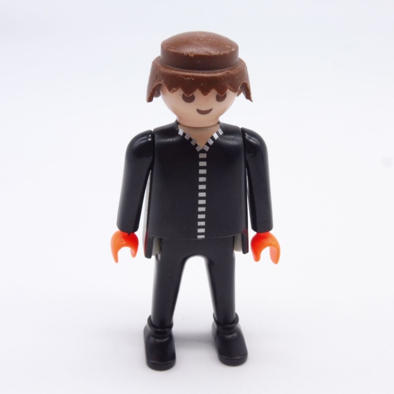 Playmobil 9244 Scuba Diver Man Black Orange Hands