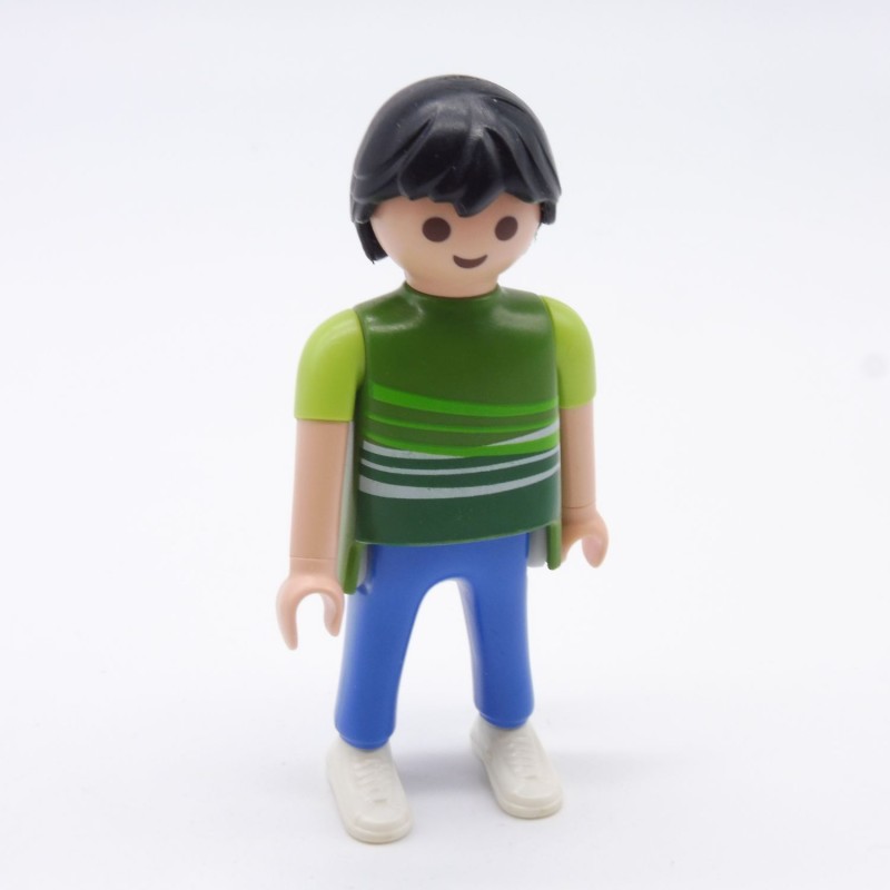 Playmobil 35119 Homme Vert et Bleu Chaussures Blanches