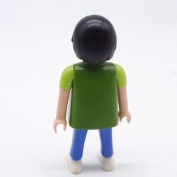 Playmobil Homme Vert et Bleu Chaussures Blanches