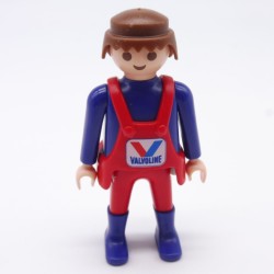 Playmobil 35121 Man Blue and Red Blue Dungarees VALVOLINE