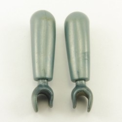 Playmobil 22483 Playmobil Pair of Gray Bleu Arms with Gray Bleu Hands