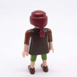 Playmobil Woman Brown and Green Camouflage