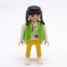 Playmobil 35136 Woman White and Yellow Vest Green