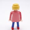 Playmobil Woman Pink and Blue Red Shoes