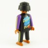 Playmobil Homme Plongeur Hispanique Noir et Violet