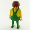 Playmobil Homme Jaune et Vert avec Salopette Verte et Bandeau sur ?il