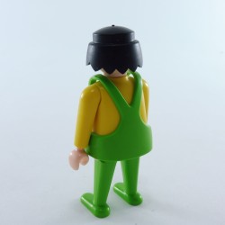 Playmobil Man Yellow and Green Green Jumpsuit