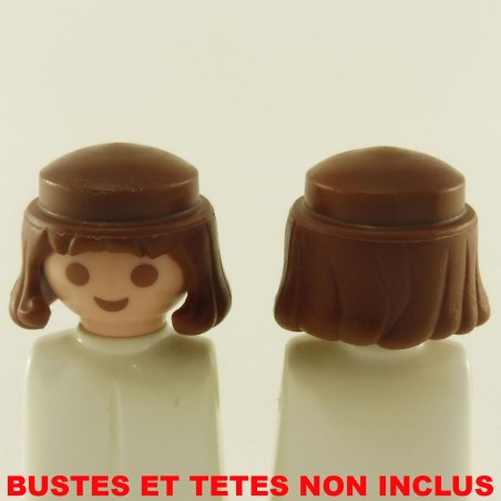 Playmobil 9316 Playmobil Lot of 2 Middle Ages Dark Brown Hair