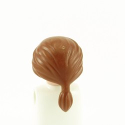 Playmobil Man's or Woman's Small Brown Queue Hairs