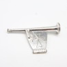 Playmobil 7388 Trompette Médiévale Vintage Argent Chrome 3130 3262 Bon état