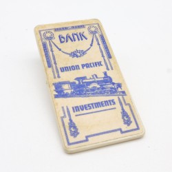 Playmobil 35320 Panneau Pancarte Banque Vintage 3422 usée