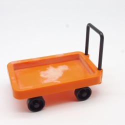 Playmobil Vintage Luggage Carrier Cart 3206 3271 White Traces