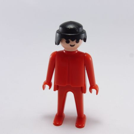 Playmobil Homme Rouge Mains Fixes