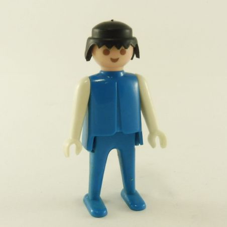 Playmobil Male Blue White Arms Hands Fixed