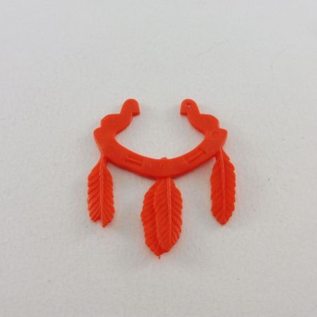 Playmobil Plumes Rouges pour Bouclier Indien