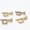 Playmobil 3024 Set of 4 Vintage Cavalry Golden Bugles 3242 3354 3408 worn