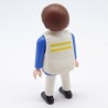 Playmobil Men's Blue and White White Vest