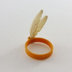 Playmobil 11648 Playmobil Orange Hat Round with Dirty Indian Feather or Jaunie