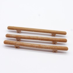 Playmobil 35406 Set of 3 Rods for Stiffening Wall Fort Western Bravo Randall 3419 3773 Used